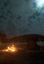 Acampando en Isla Puna