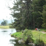 camino laguna de busa, azuay, Ecuador