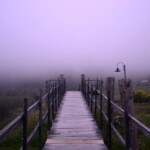 neblina en sendero de laguna de busa
