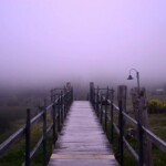 neblina en sendero de laguna de busa